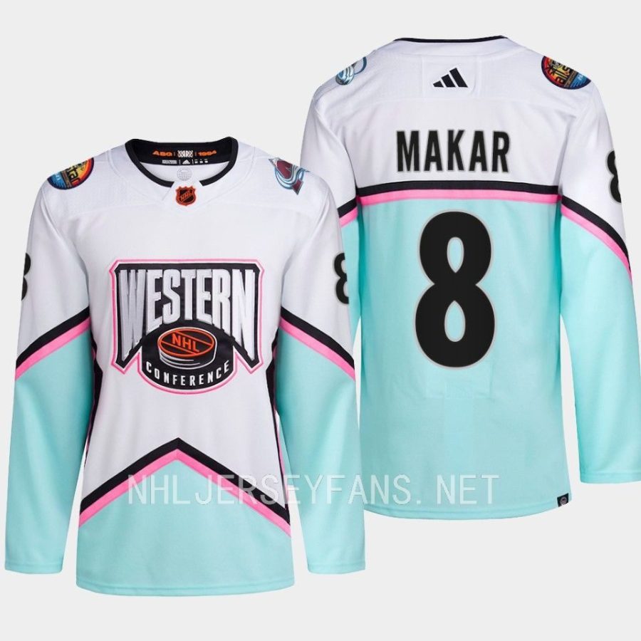 men avalanche cale makar western conference 2023 nhl all star authentic white jersey