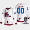 men avalanche custom men reverse retro 2022 stanley cup champs white jersey