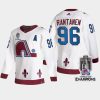 men avalanche mikko rantanen men reverse retro 2022 stanley cup champs white jersey