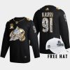 men avalanche nazem kadri golden diamond 2022 stanley cup champs black jersey