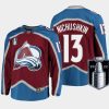 men avalanche valeri nichushkin home 2022 stanley cup finals burgundy jersey