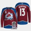 men avalanche valeri nichushkin men authentic pro 2022 stanley cup champions burgundy jersey