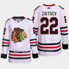 men blackhaw nikita zaitsev away authentic primegreen white jersey