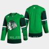 men blackhawks 2023 st. patricks day primegreen authentic jersey green