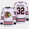 men blackhawks alex stalock away primegreen authentic white jersey