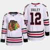 men blackhawks josh bailey authentic pro away primegreen white jersey