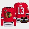 men blackhawks max domi 2022 primegreen milwaukee home away from home red jersey