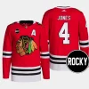 men blackhawks seth jones 2023 24 rocky patch authentic home primegreen red jersey