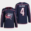 men blue jackets cole sillinger authentic pro home primegreen navy jersey