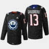 men blue jackets johnny gaudreau 2023 exclusive edition star wars black jersey