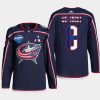 men blue jackets zach werenski finland edition 2022 nhl global series navy jersey