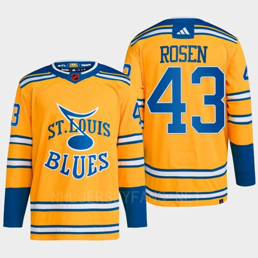 men blues calle rosen 2022 authentic primegreen reverse retro 2.0 yellow jersey