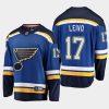 men blues josh leivo breakaway player home royal jersey