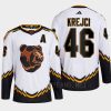 men bruins david krejci 2022 authentic primegreen reverse retro 2.0 white jersey