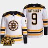 men bruins garnet hathaway 2022 23 away authentic primegreen white jersey