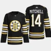 men bruins ian mitchell 2023 24 primegreen 100th anniversary authentic player black jersey