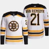 men bruins james van riemsdyk authentic pro away primegreen white jersey