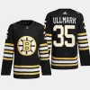 men bruins linus ullmark 2023 24 primegreen 100th anniversary authentic player black jersey