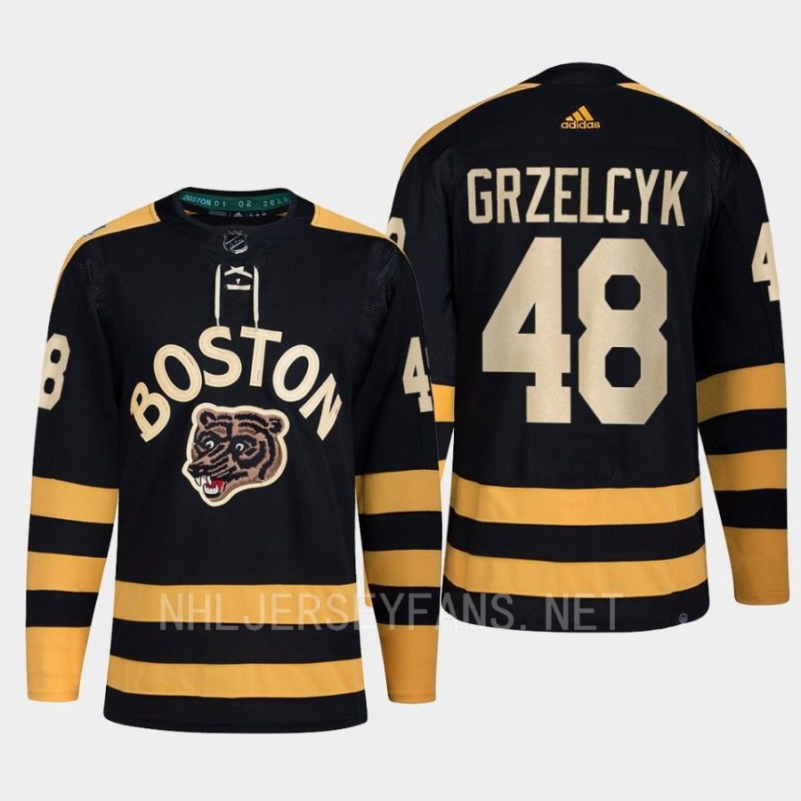 men bruins matt grzelcyk primegreen 2023 winter classic black jersey