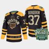 men bruins patrice bergeron authentic 2023 winter classic black jersey