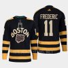 men bruins trent frederic primegreen 2023 winter classic black jersey