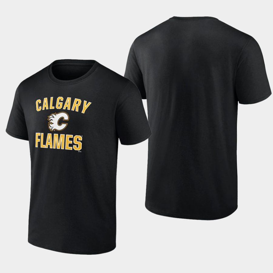 men calgary flames special edition black wheelhouse t shirt