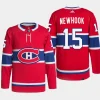 men canadiens alex newhook authentic pro home primegreen red jersey