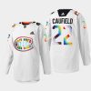 men canadiens cole caufield de la fierte pride night 2023 white jersey