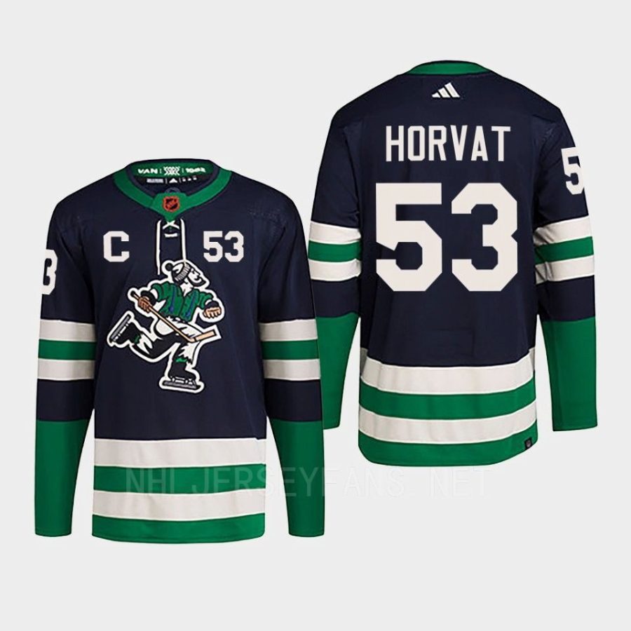 men canucks bo horvat 2022 authentic primegreen reverse retro 2.0 navy jersey