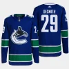 men canucks casey desmith primegreen home authentic pro blue jersey