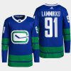 men canucks juho lammikko 2022 primegreen authentic pro alternate blue jersey