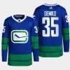 men canucks thatcher demko 2022 primegreen authentic pro alternate blue jersey