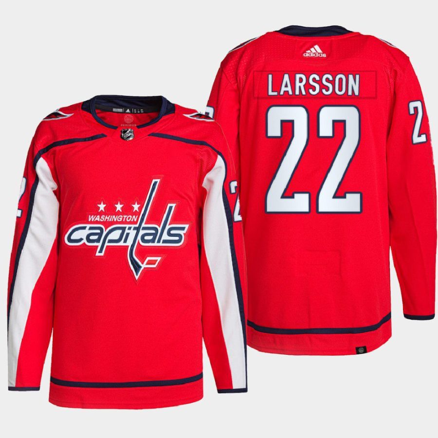 men capitals johan larsson 2022 primegreen authentic pro home red jersey