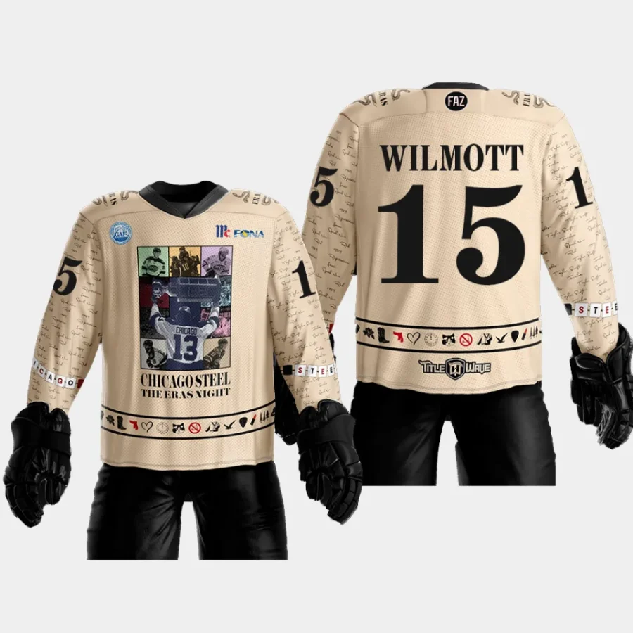 men chicago steel ben wilmott ushl special taylor swift eras night cream jersey