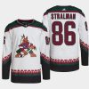 men coyotes anton stralman 2022 primegreen authentic pro away white jersey