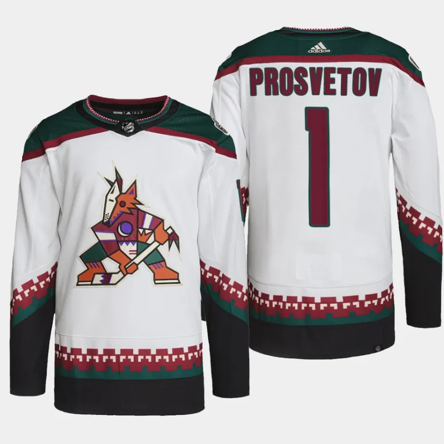 men coyotes ivan prosvetov primegreen away authentic pro white jersey