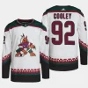 men coyotes logan cooley primegreen away authentic pro white jersey