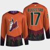 men coyotes nick bjugstad 2022 authentic primegreen reverse retro 2.0 orange jersey