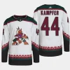 men coyotes steven kampfer 2022 23 authentic pro away white jersey