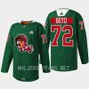 men coyotes travis boyd 2022 warmup howliday green jersey