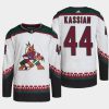 men coyotes zack kassian 2022 away primegreen authentic white jersey