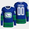 men custom canucks blue alternate primegreen authentic pro jersey