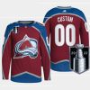 men custom canucks burgundy 2022 stanley cup playoffs authentic pro jersey