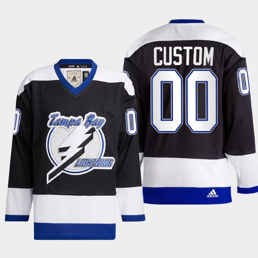 men custom lightning black team classics heritage jersey