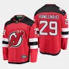 men devils lenni hameenaho men 2023 nhl draft home breakaway player red jersey