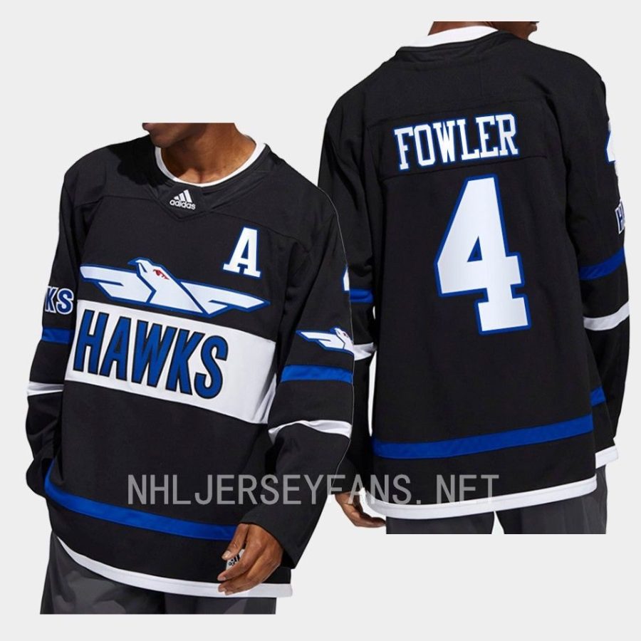 men ducks cam fowler authentic hawks black jersey