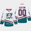 men ducks custom hockey mighty ducks white jersey