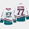 men ducks frank vatrano hockey mighty ducks white jersey