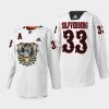 men ducks jakob silfverberg 2022 warmup dia de muertos night white jersey