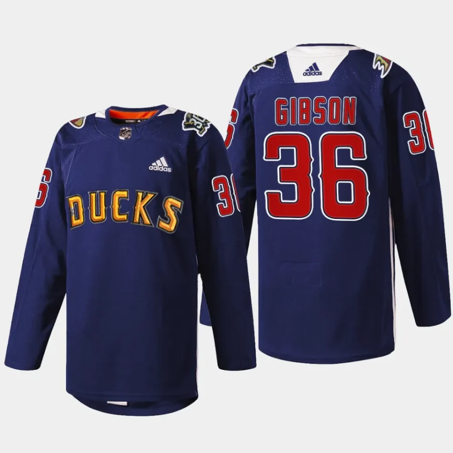 men ducks john gibson special 2024 angels night navy jersey